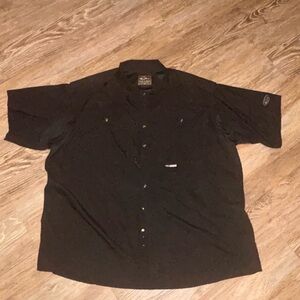Men's Drake Black Short Sleeve Button Down Shirt😎